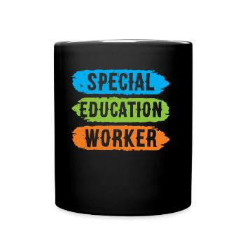 Special Education Workers Special Education Teachers - Full Colour Mug - black - Front