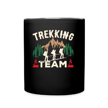 Trekking Team Randonneurs Randonneurs Randonnée - Mug uni - noir - Devant
