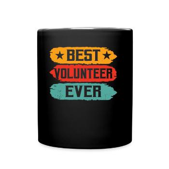 Bester Freiwilliger Aller Zeiten Beruf Freiwillig - Tasse einfarbig - Schwarz - Vorne