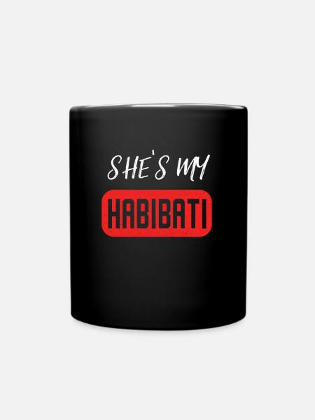 Elle est ma partenaire arabe musulmane préférée - Mug uni - noir