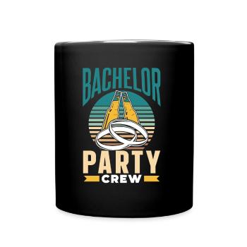 Bachelor Party Team Bachelor - Full Colour Mug - black - Front