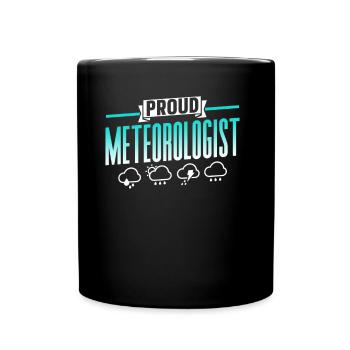 Fier météorologue Prévisions météorologiques Météorologie - Mug uni - noir - Devant