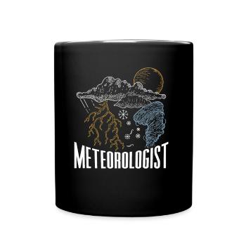 Météorologue Profession Météorologie Prévisions météorologiques - Mug uni - noir - Devant