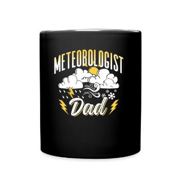 Météorologue Papa Météorologie - Mug uni - noir - Devant
