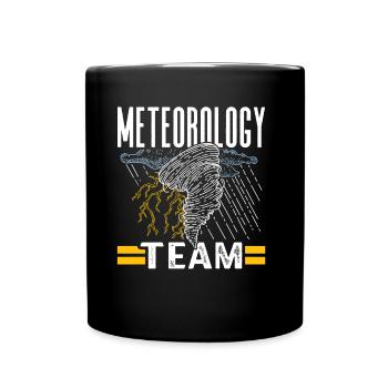 Équipe Météorologie Météorologue Prévisions météorologiques - Mug uni - noir - Devant