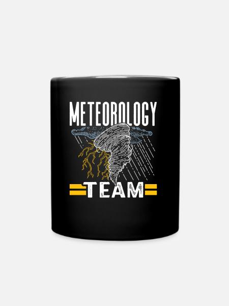 Team Meteorologie Meteorologe Wettervorhersage - Tasse einfarbig - Schwarz