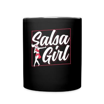 Salsa Girls Mama Dancing Dancers Dance Hobby - Full Colour Mug - black - Front