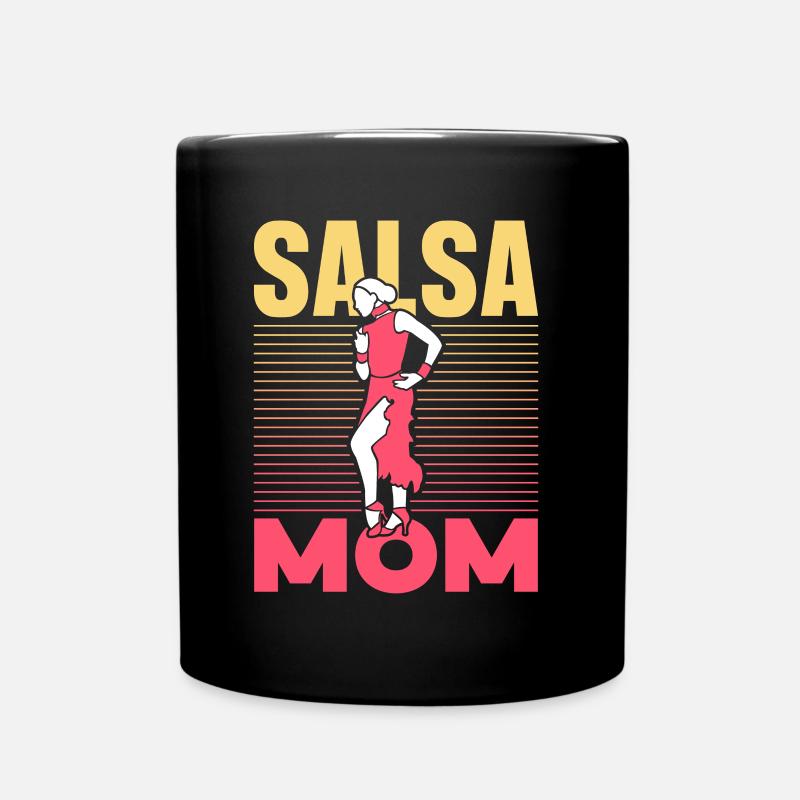 Salsa Mama Hobby Dance Danseuse Danse - Mug uni - noir