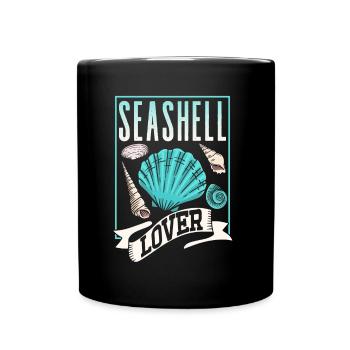 Amoureux des coquillages Collecteurs de coquillages Collecte de coquillages - Mug uni - noir - Devant