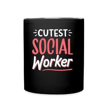 Formation de travailleur social la plus douce - Mug uni - noir - Devant