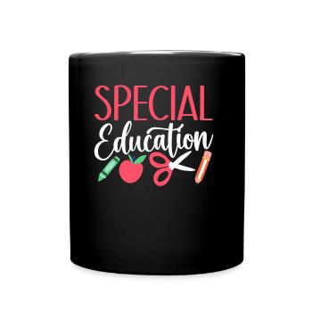 Special education Special education Special education teacher Profession - Full Colour Mug - black - Front