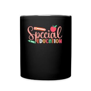 Sonderpädagogik Beruf Lehrer Sonderpädagoge - Tasse einfarbig - Schwarz - Vorne
