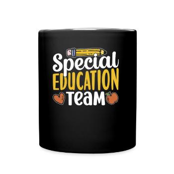 Special Education Team Teacher Profession Special Education - Full Colour Mug - black - Front