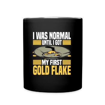 Extraction de l’or - Mug uni - noir - Devant