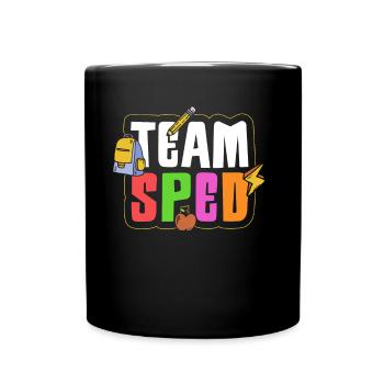 Team Special Education Teacher Profession Special Education - Full Colour Mug - black - Front