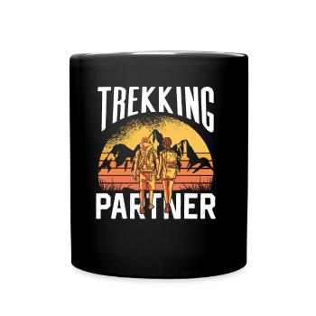 Trekking Couple Couple Randonneurs - Mug uni - noir - Devant
