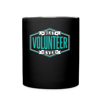 Bester Freiwilliger Aller Zeiten Beruf Freiwillig - Tasse einfarbig - Schwarz - Vorne