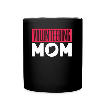 Volunteer mother Profession Voluntary Volunteer - Full Colour Mug - black - Front