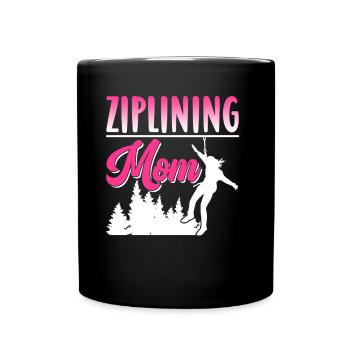 Tyrolienne Maman Dictons Tyrolienne Sport Tyrolienne - Mug uni - noir - Devant