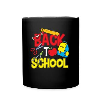 Back to School Back to School Teachers Back to School - Full Colour Mug - black - Front