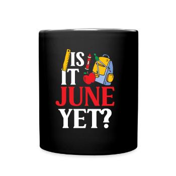 C’est déjà juin Rentrée Rentrée Rentrée - Mug uni - noir - Devant