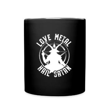 Satanism Gifts | Satan Satanist Pentagram - Full Colour Mug - black - Front