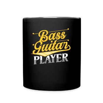 Guitariste Basse Bassiste Basse Musicien de guitare basse - Mug uni - noir - Devant