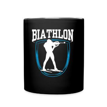 Biathlon Biathlete Biathlons Biathlete Sport - Full Colour Mug - black - Front
