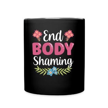Body Shaming Stop Agaçing Stop Body Shaming - Mug uni - noir - Devant
