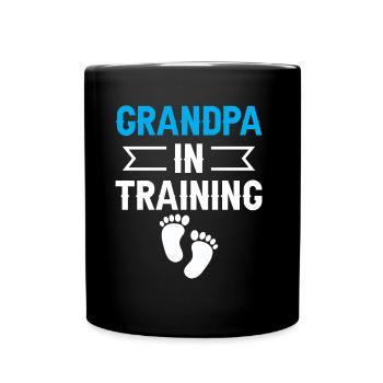 Grand-père en formation pour la première fois Grands-parents mignons - Mug uni - noir - Devant