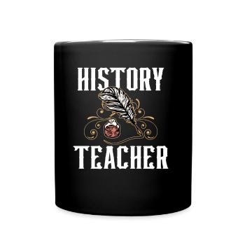 Geschichtslehrer Lehrer Geschichte Historiker - Tasse einfarbig - Schwarz - Vorne