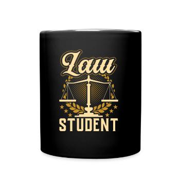 Law Student Lawyer Lawyer Law Lawyer - Full Colour Mug - black - Front