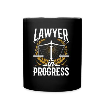 Avocat Travail en cours Avocat Avocat Avocat - Mug uni - noir - Devant