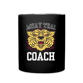 Muay Thai Trainer Arts Martiaux Combat de combattant - Mug uni - noir - Devant