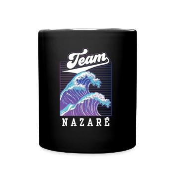 Team Nazaré Surfing Surfing Surfer Vagues - Mug uni - noir - Devant