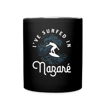 J’ai surfé à Nazaré Surfer Surfer Surfing - Mug uni - noir - Devant
