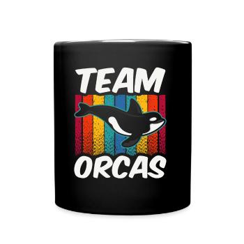 L’équipe Orques Whale Protect Orca Sea - Mug uni - noir - Devant