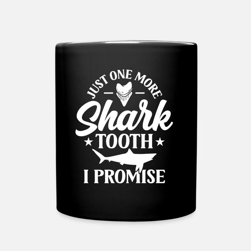 Une seule autre dent de requin promise aux requins dents de requin - Mug uni - noir