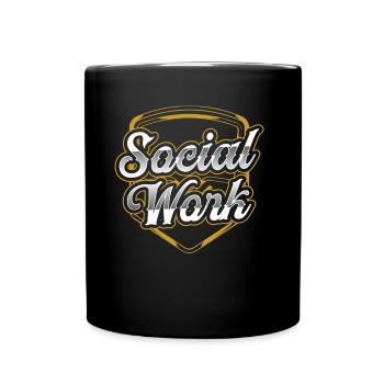 Social Work Profession Social Worker Social Work - Full Colour Mug - black - Front
