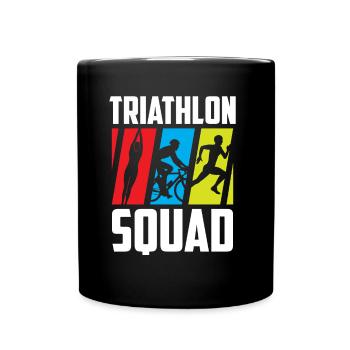 Triathlon Team Triathlete Triathlons Triathlete - Full Colour Mug - black - Front