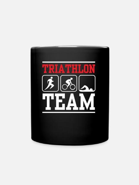 Triathlon Équipe Triathlon Triathlète Triathlète - Mug uni - noir