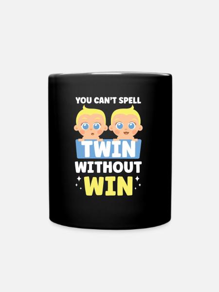 Zwillinge Sarkastisch Humor Zwilling Lustig - Tasse einfarbig - Schwarz