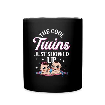The cool twins have just surfaced humor - Full Colour Mug - black - Front