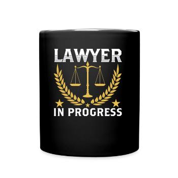 Avocat Travaux en cours Avocat Avocat Droit - Mug uni - noir - Devant