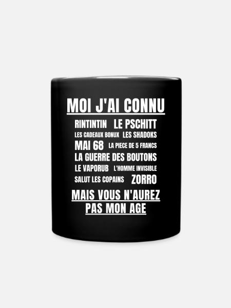 anniversaire, anniversaire humour, retraité - Mug uni - noir