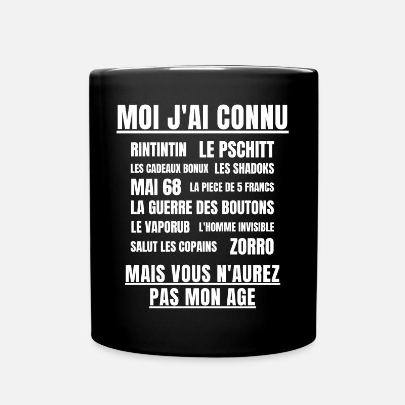 anniversaire, anniversaire humour, retraité - Mug uni - noir