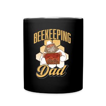Beekeeping, Papa, Beekeepers, Beekeepers, Honey Bee - Full Colour Mug - black - Front