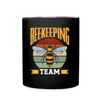 Équipe apiculture, abeille mellifère, apiculteurs, apiculteurs - Mug uni - noir - Devant