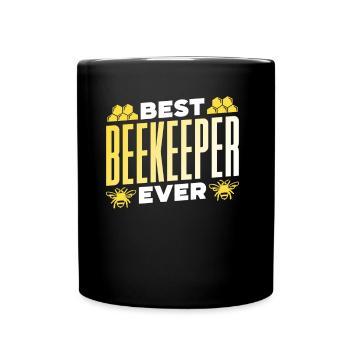 Bester Imker Aller Zeiten Biene Imkerei Imkern - Tasse einfarbig - Schwarz - Vorne