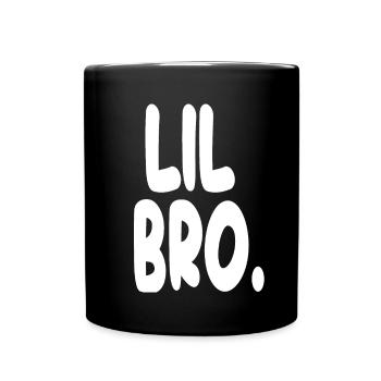 Lil Bro Statement Tee - Full Colour Mug - black - Front